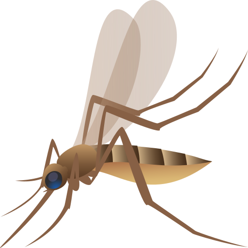 Mosquito as drawn by JoyPixels in 10.0