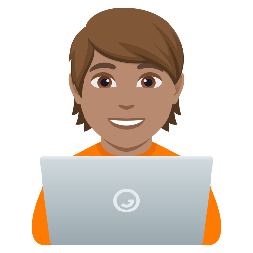 technologist: medium skin tone — JoyPixels