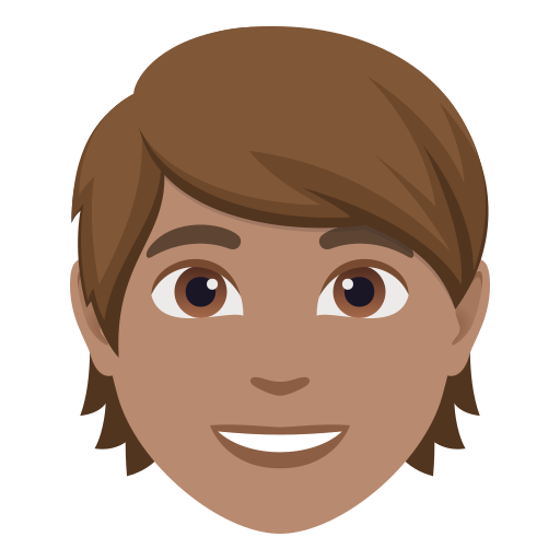 person: medium skin tone — JoyPixels