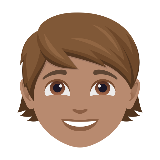 child: medium skin tone — JoyPixels