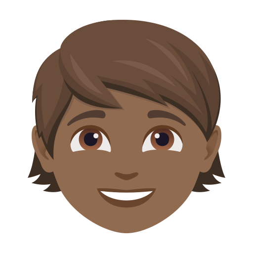 child: medium-dark skin tone — JoyPixels