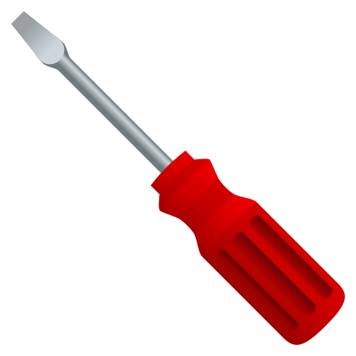 Screwdriver as drawn by JoyPixels in 10.0