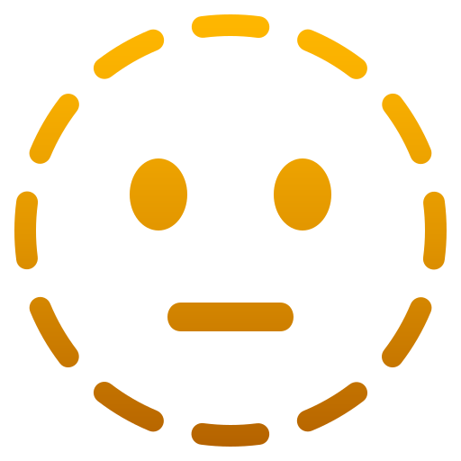 dotted line face — JoyPixels