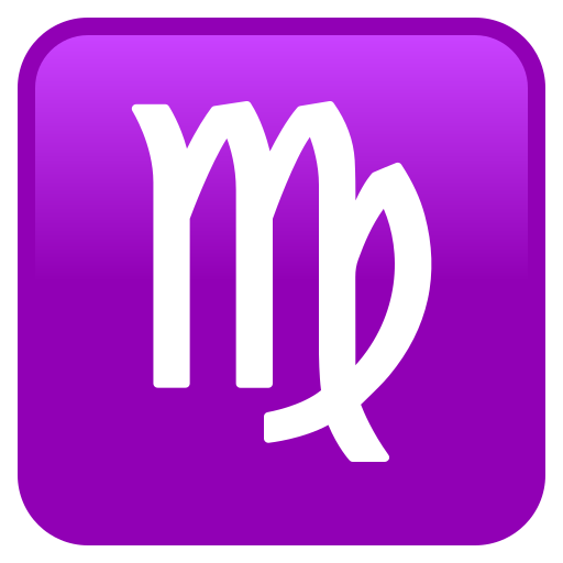 Virgo as drawn by JoyPixels in 10.0