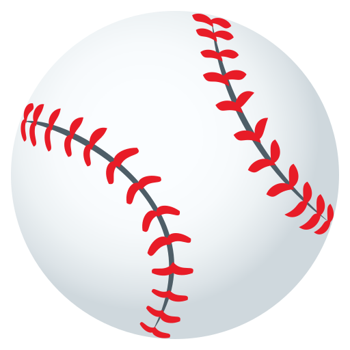 Baseball as drawn by JoyPixels in 10.0