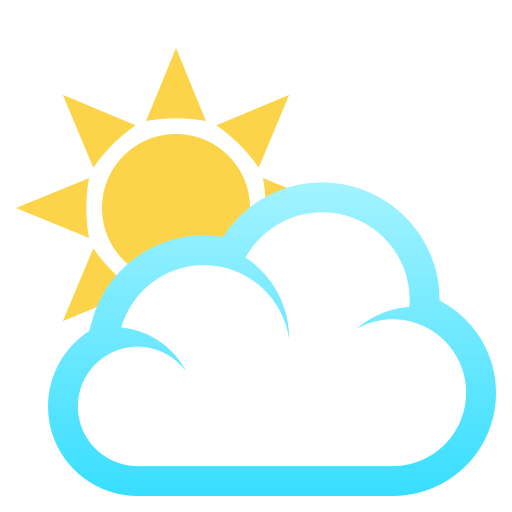 Sonne Hinter Wolke as drawn by JoyPixels in 10.0