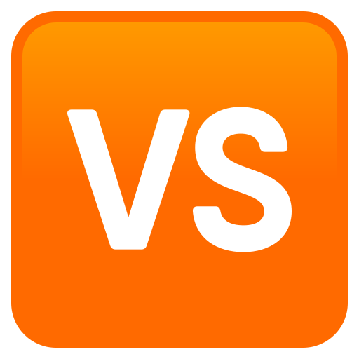 VS button as rendered by JoyPixels