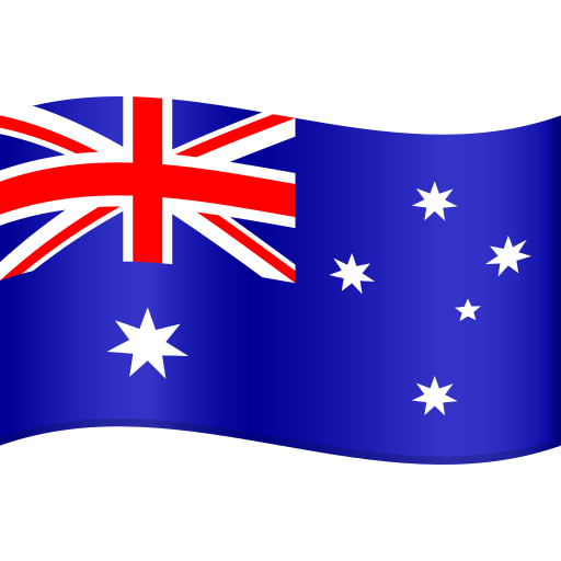 Flag: Australia as drawn by JoyPixels in 11.0