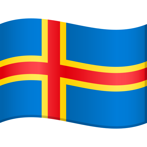 flag: Åland Islands as rendered by JoyPixels