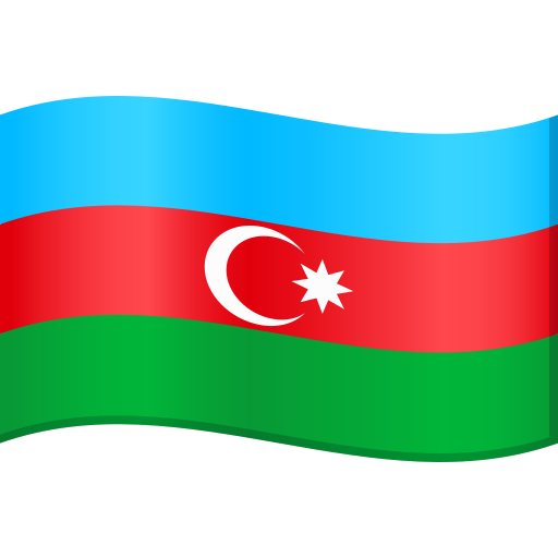 flag: Azerbaijan as rendered by JoyPixels