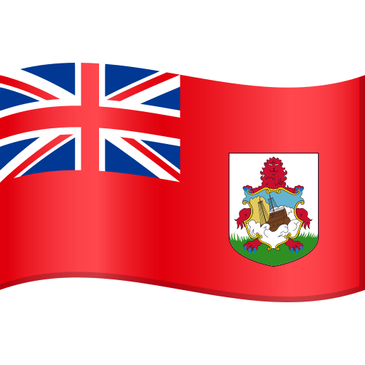Bandiera: Bermuda as drawn by JoyPixels in 11.0