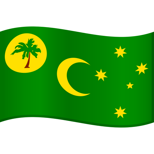 flag: Cocos (Keeling) Islands as rendered by JoyPixels