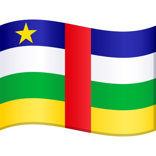 flag: Central African Republic as rendered by JoyPixels