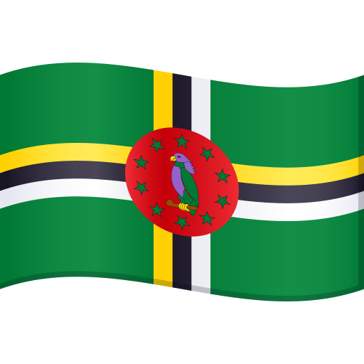 flag: Dominica as rendered by JoyPixels