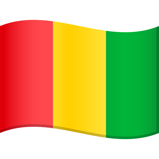 flag: Guinea as rendered by JoyPixels