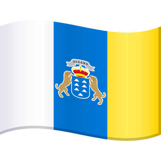 flag: Canary Islands as rendered by JoyPixels