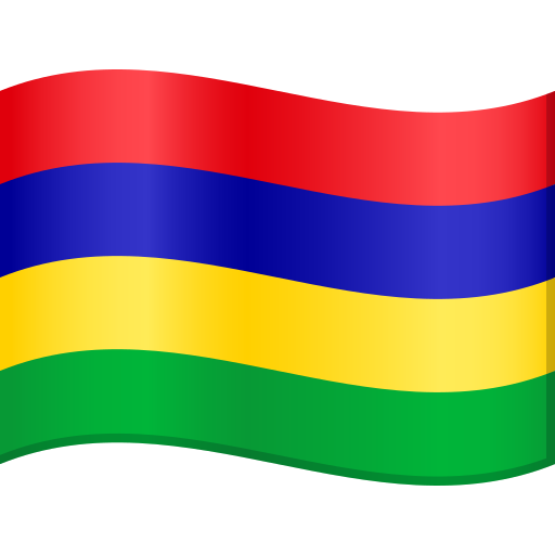 Flag: Mauritius as drawn by JoyPixels in 11.0