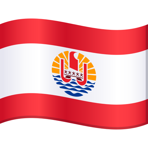 flag: French Polynesia as rendered by JoyPixels