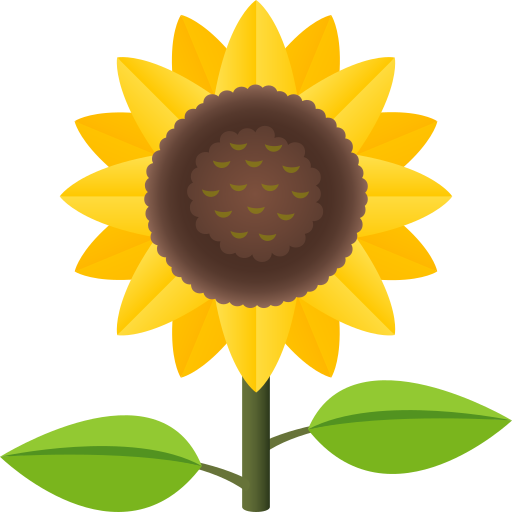 Sonnenblume as rendered by JoyPixels