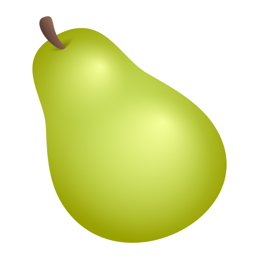 Pear as drawn by JoyPixels in 11.0