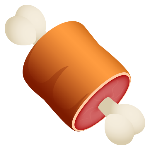 Carne as drawn by JoyPixels in 11.0