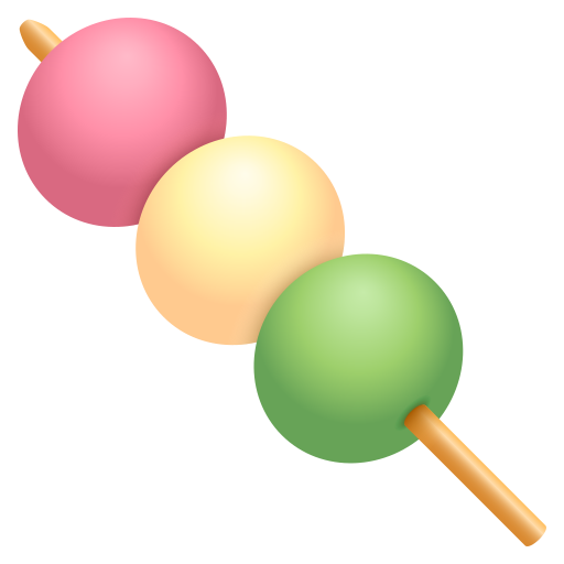 dango as rendered by JoyPixels