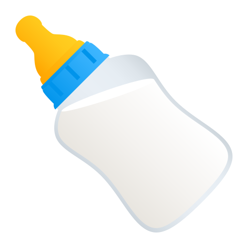 baby bottle as rendered by JoyPixels