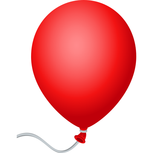 Balloon as drawn by JoyPixels in 11.0