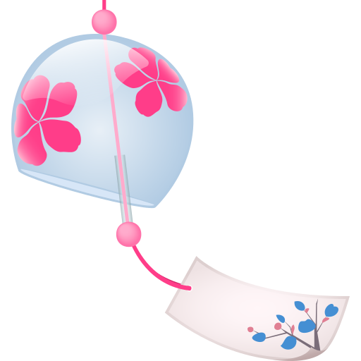 campanilla de viento as rendered by JoyPixels