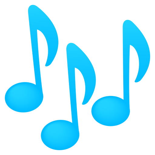 note musicali as rendered by JoyPixels