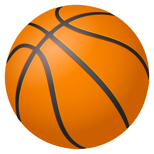 Basketball as drawn by JoyPixels in 11.0