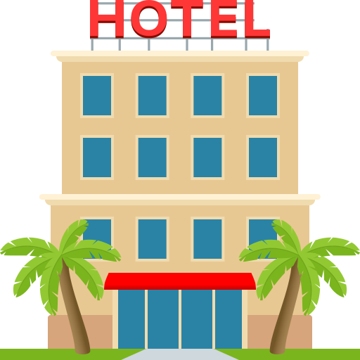 Hotel as drawn by JoyPixels in 11.0