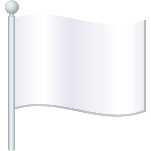 White Flag as drawn by JoyPixels in 11.0