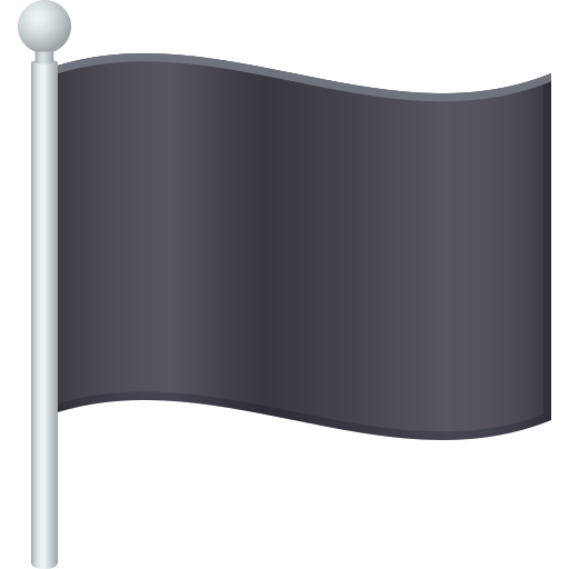 Black Flag as drawn by JoyPixels in 11.0