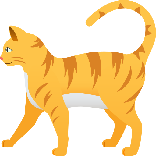 고양이 as drawn by JoyPixels in 11.0