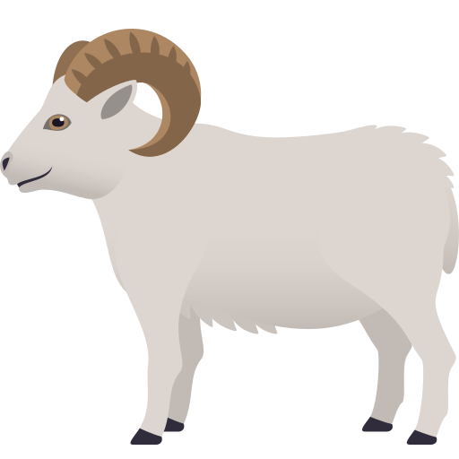 ram as rendered by JoyPixels