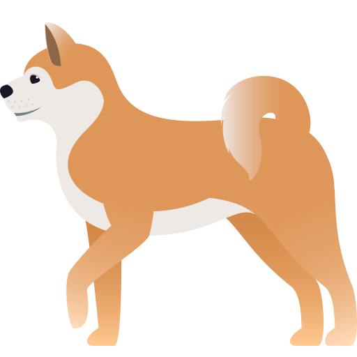 Dog as drawn by JoyPixels in 11.0