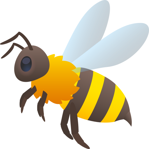 Honeybee as drawn by JoyPixels in 11.0
