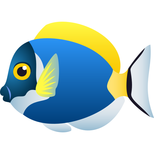 Tropical Fish as drawn by JoyPixels in 11.0