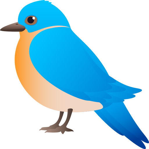 Bird as drawn by JoyPixels in 11.0