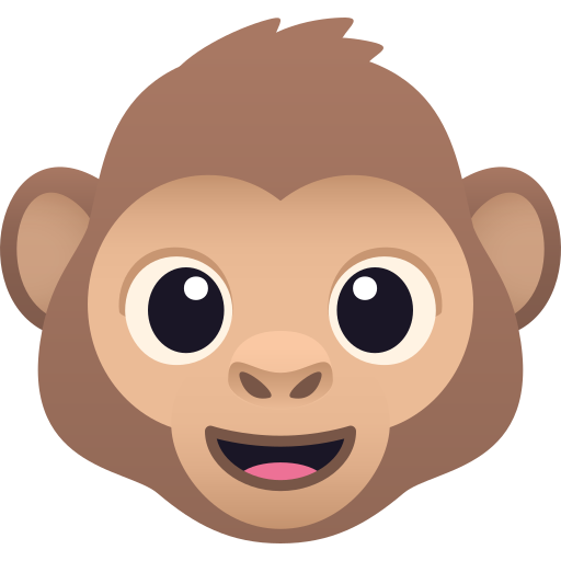 Monkey Face as drawn by JoyPixels in 11.0