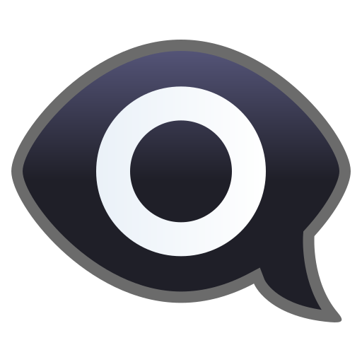 Auge in Sprechblase as rendered by JoyPixels