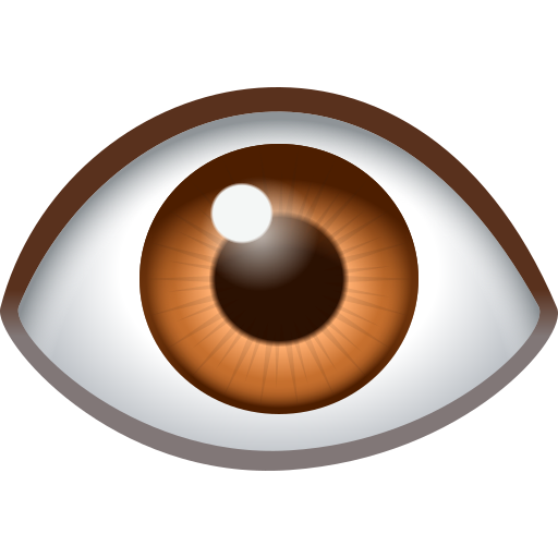eye as rendered by JoyPixels