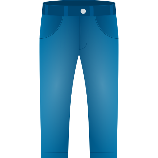 Jeans as drawn by JoyPixels in 11.0