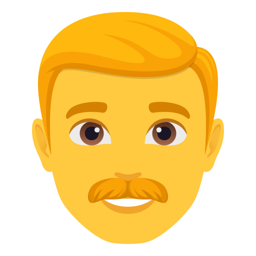 Man as drawn by JoyPixels in 11.0