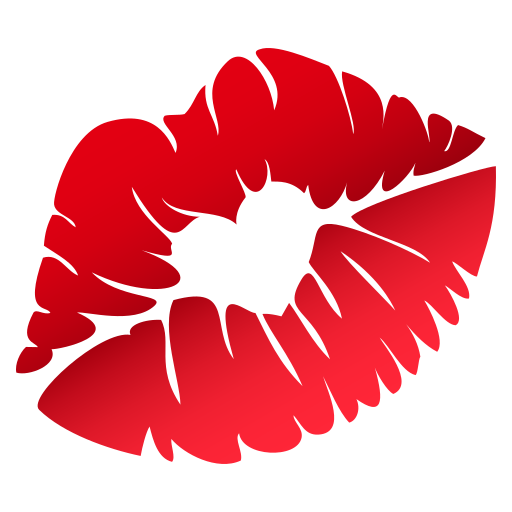 marca de beijo as rendered by JoyPixels