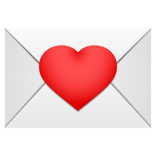 Love Letter as drawn by JoyPixels in 11.0