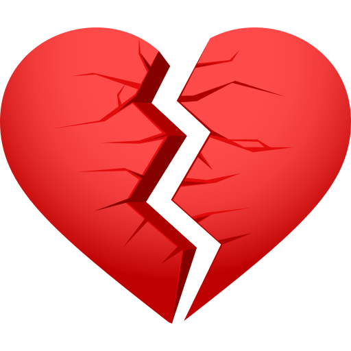 cuore infranto as rendered by JoyPixels
