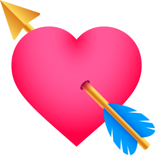 heart with arrow as rendered by JoyPixels