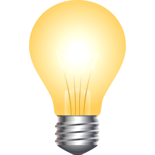 Light Bulb as drawn by JoyPixels in 11.0